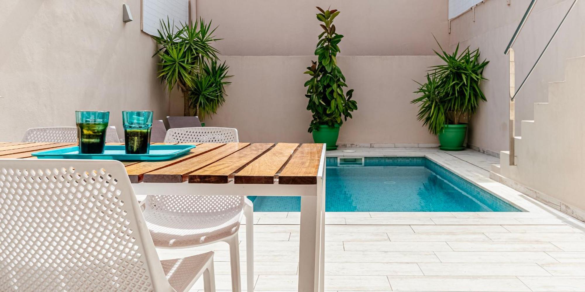 Casa Mediterranea Con Piscina Privada En 팔라모스 외부 사진